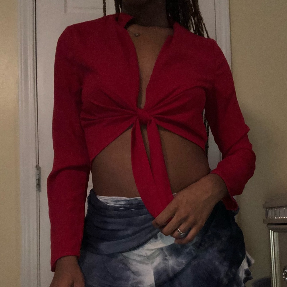 Tie up shirt
